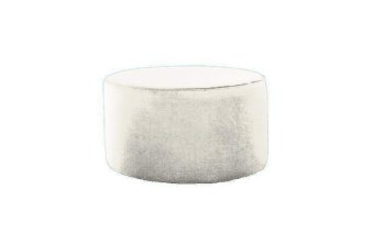 Witte hocker Poef Lexmond 40x40cm – A-meubel