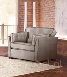 Witte fauteuil Dordrecht 105cm – A-meubel