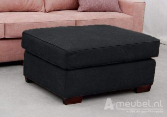 Zwarte Venlo Hocker Klein 60cm – A-meubel