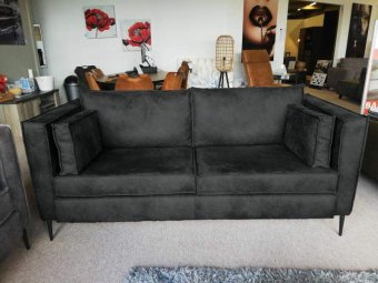 Zwarte Borne Bankstel 145cm – A-meubel