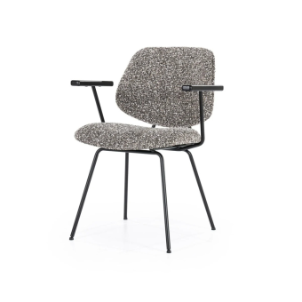 Armstoel Jon - Taupe Maywood - 95986 – eetkamerstoel