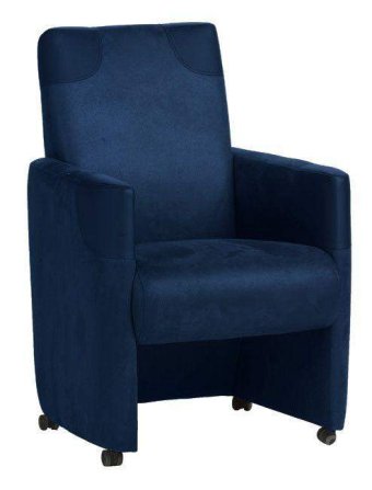 Eetkamerstoel Ron – blauw eetkamerstoel
