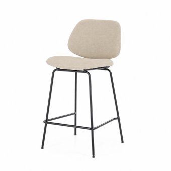 Barstoel Jon - Beige Maywood - 95993 in beige – kleurimpressie