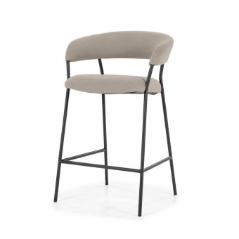 Barstoel Luka - Taupe Copenhagen - 95786 in taupe – kleurimpressie
