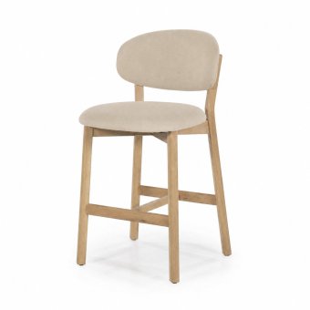 Barstoel Mikky Naturel - Beige Moon - 96256 in beige – kleurimpressie