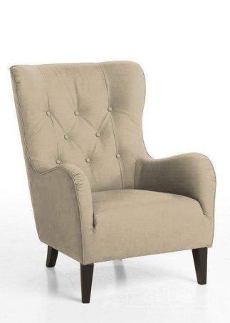 Fauteuil James – beige fauteuil