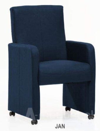 Eetkamerstoel Jan – blauw eetkamerstoel