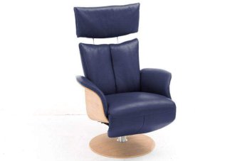 Relaxfauteuil Heesch – blauw fauteuil