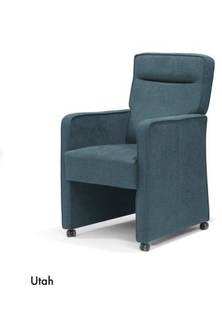 Eetkamerstoel Utah – blauw eetkamerstoel