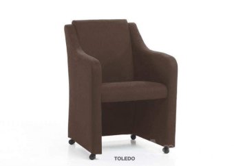 Eetkamerstoel Toledo – bruin eetkamerstoel