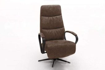 Relaxfauteuil Hitzum – bruin fauteuil