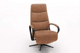 Relaxfauteuil Hitzum – cognac fauteuil