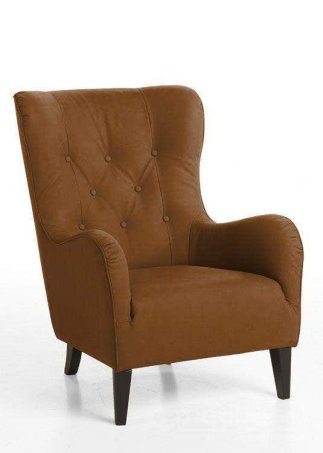 Fauteuil James – cognac fauteuil