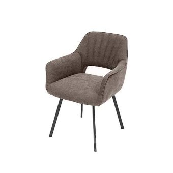 Eetkamerstoel April – taupe eetkamerstoel