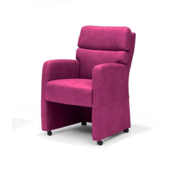 Eetkamerstoel Comfy – roze eetkamerstoel