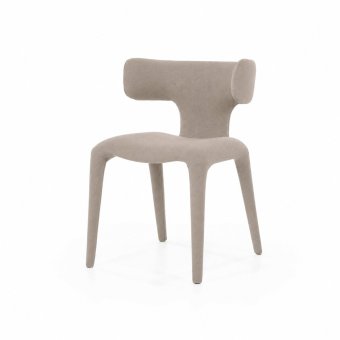 Eetkamerstoel Dave - Taupe Porto - 96101 in taupe – kleurimpressie
