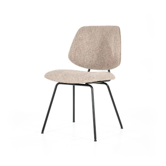 Eetkamerstoel Lynn - Beige Fletcher - 95569 – eetkamerstoel