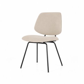 Eetkamerstoel Lynn - Beige Fletcher - 95569 in beige – kleurimpressie