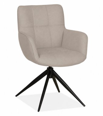 Eetkamerstoel Reece in taupe – kleurimpressie
