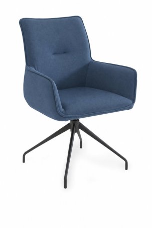Elbrus Eetkamerstoel in blauw – kleurimpressie