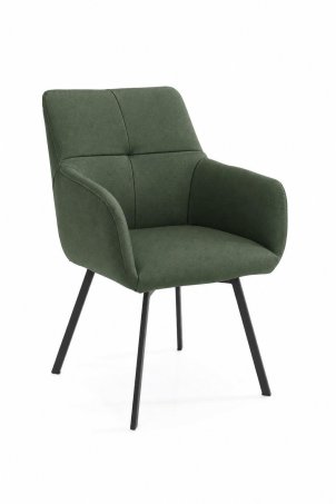 Etna Eetkamerstoel in groen – kleurimpressie