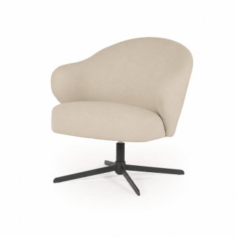 Fauteuil Connor - Beige Donna - 96348 in beige – kleurimpressie