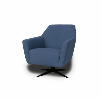 Fauteuil Floris in blauw – kleurimpressie