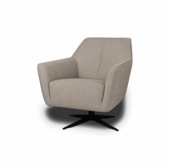 Fauteuil Floris in taupe – kleurimpressie