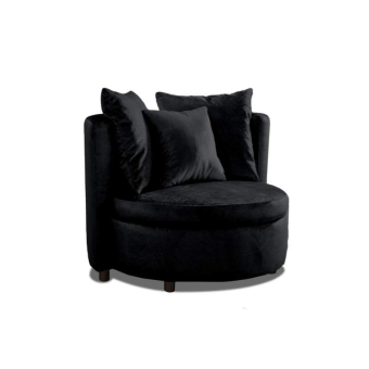 Fauteuil Lellens – zwart fauteuil
