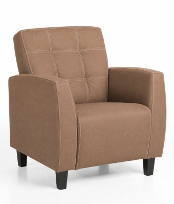Fauteuil Luzern in bruin – kleurimpressie