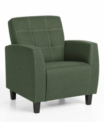 Fauteuil Luzern in groen – kleurimpressie