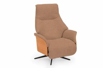 Relaxfauteuil Dokkum in bruin – kleurimpressie