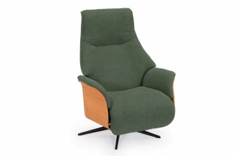 Relaxfauteuil Dokkum in groen – kleurimpressie