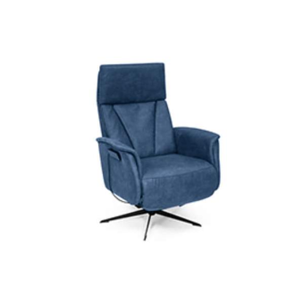 Relaxfauteuil Elst – blauw fauteuil