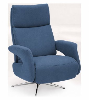 Relaxfauteuil Harfsen in blauw – kleurimpressie