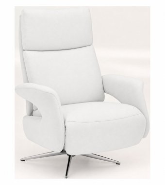 Relaxfauteuil Harfsen in wit – kleurimpressie