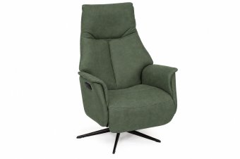 Relaxfauteuil Woerden in groen – kleurimpressie