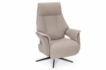 Relaxfauteuil Zierikzee in taupe – kleurimpressie
