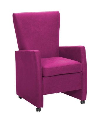 Eetkamerstoel Max – roze eetkamerstoel