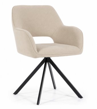 Stoel Fabio - Beige Spark - 95837 in beige – kleurimpressie