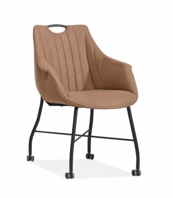 Stoel Metric in bruin – kleurimpressie