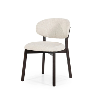 Eetkamerstoel Mikky Bruin - Beige Moon - 96254 – eetkamerstoel