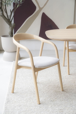 Stoel Rayven - Naturel - 96229 – eetkamerstoel
