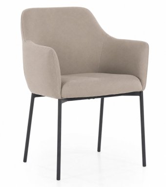 Stoel Paul - Taupe Linea - 95887 in taupe – kleurimpressie