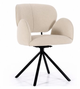Stoel Rosalin - Beige Moon - 96119 in beige – kleurimpressie