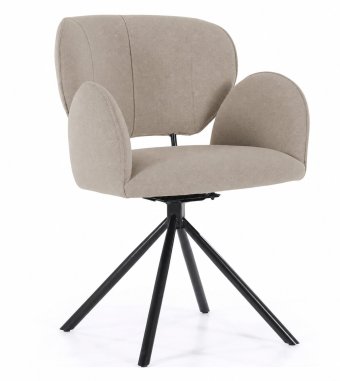 Stoel Rosalin - Taupe Moon - 96120 in taupe – kleurimpressie