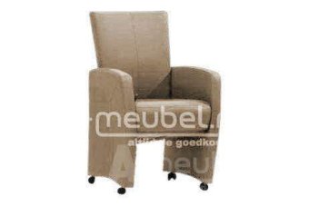 Eetkamerstoel Carlo – taupe stoel woonkamer