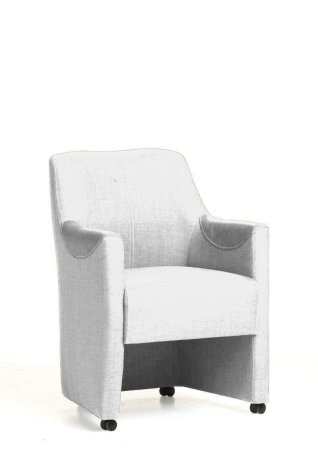 Eetkamerstoel Nancy – wit ler eetkamerstoelen