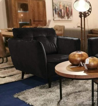 Fauteuil Akker – zwart fauteuil